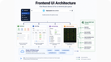 PostgreSQL Job Queue project interface
